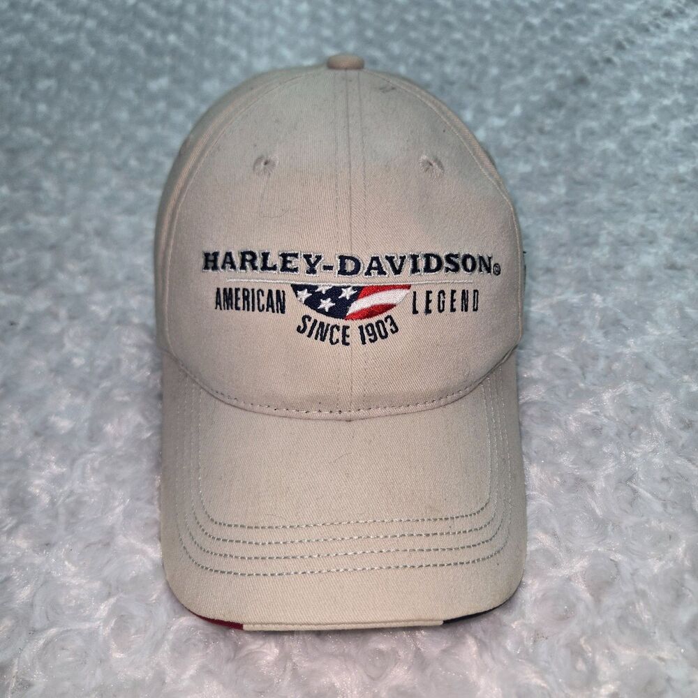 Harley-Davidson American Legend Since 1903 Baseball Hat / Red River Iowa Park TX